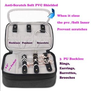 NWOT Travel Jewelry Case Accessories Holder